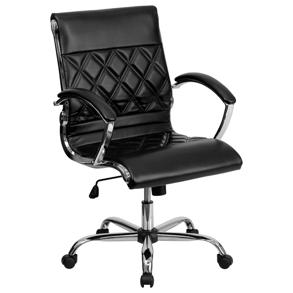 Flash Furniture Executive Swivel Chair in Black, , large