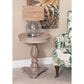 Linon Home Decor Stanton Round Side Table in Natural, , large