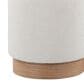 Lumisource Marla 2-Piece 16" Nesting Ottoman Set in Cream, , large