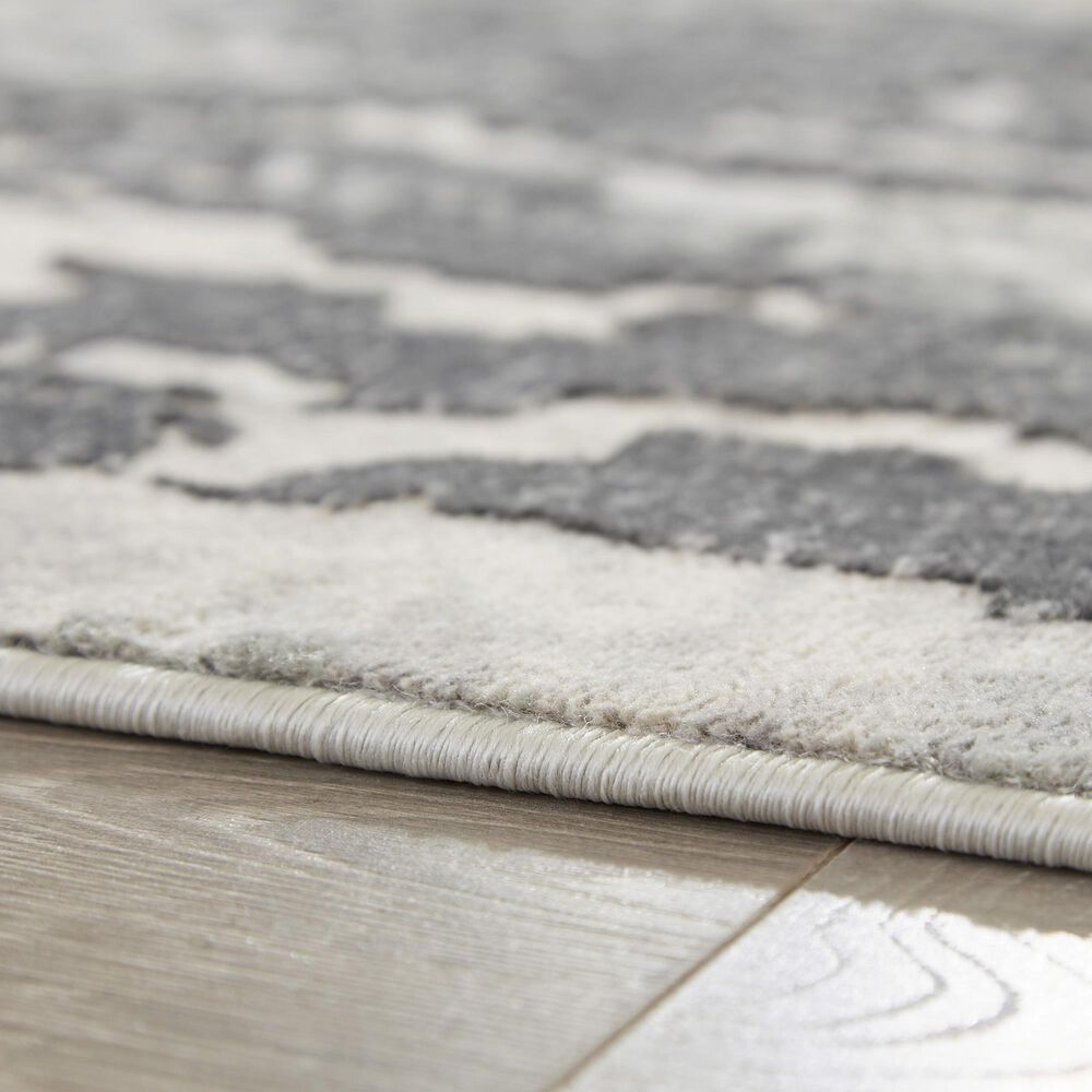 Ashley Mazatl 5&#39;3&quot; x 7&#39;3&quot; Gray and Cream Area Rug, , large
