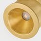 Hudson Valley Lighting Tuthill 1-Light Flush Mount in Aged Brass, , large
