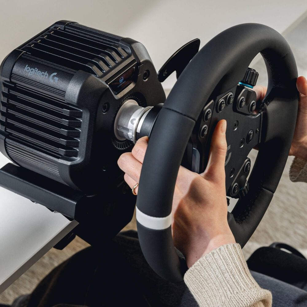 Logitech RS50 System 3-Piece Sim Racing Steering Wheel Setup for Xbox|PC in Black, , large