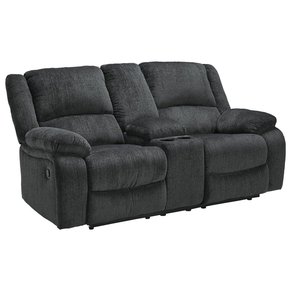 Ashley Draycoll 3-Piece Manual Reclining Living Room Set in Slate, , large