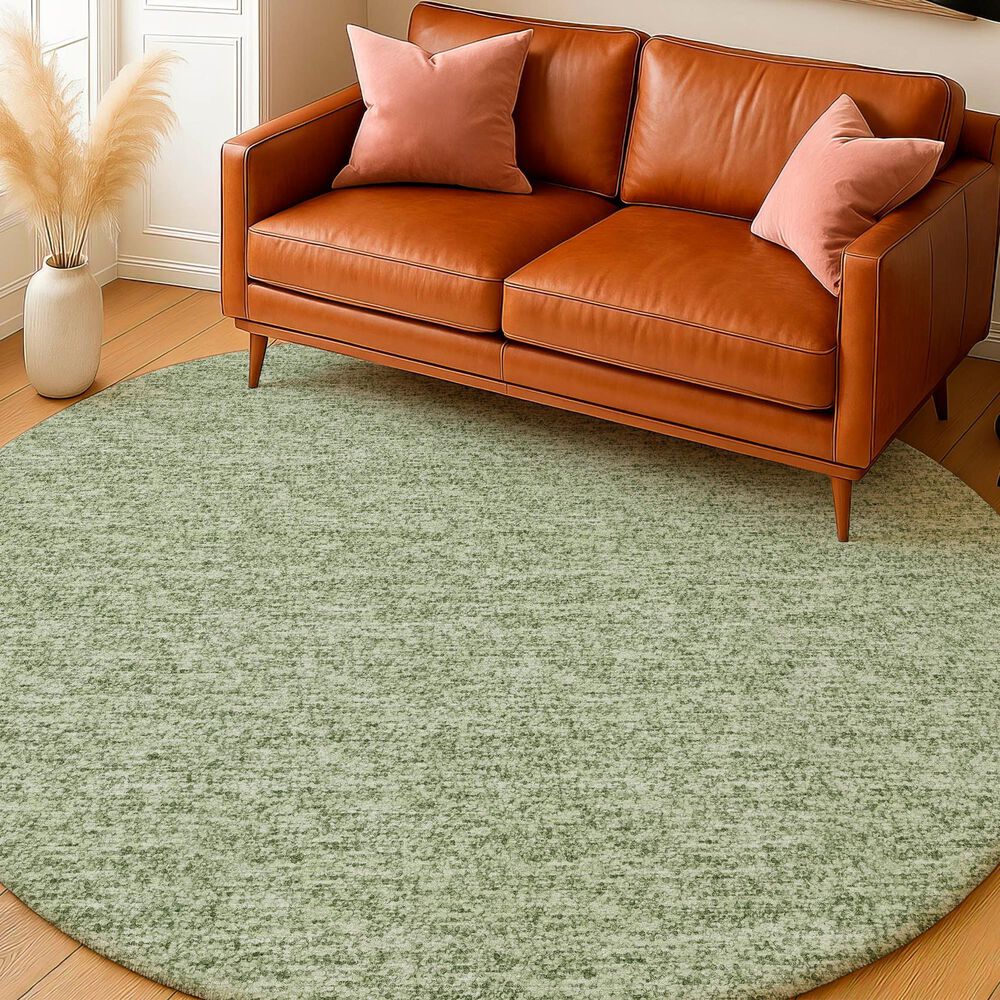 Dalyn Rug Company Voyage VY2 Fern 8" Round Area Rug, , large