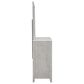 New Heritage Design Fiona 4-Piece Queen Bedroom Set in Mist Gray, , large