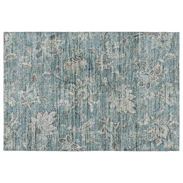 Dalyn Rug Company Silk Road Baltic, Sky, Denim, Ivory and Gray 1"8" x 2"6" Area Rug, , large