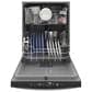 GE Appliances 24" Built-In Bar Handle Dishwasher with Top Control and 52 dBA in Fingerprint Resistant Stainless Steel, , large