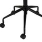 Linon Home Decor Tristan Swivel Office Chair with Beige Cushion in Black, , large
