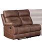 Steve Silver Rudger 3-Piece Manual Reclining Sectional in Chestnut, , large