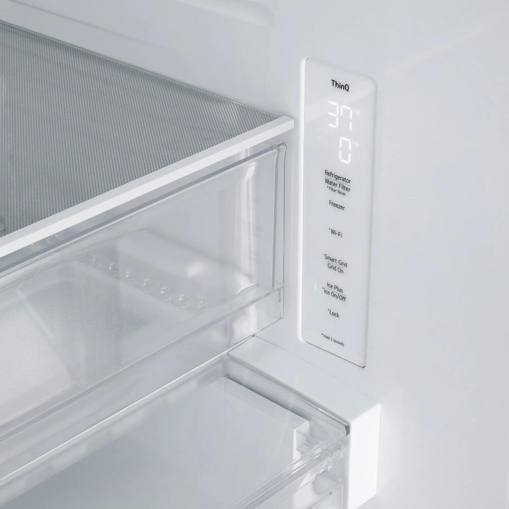 LG 21 Cu. Ft. French Door Refrigerator in PrintProof Stainless Steel, , large