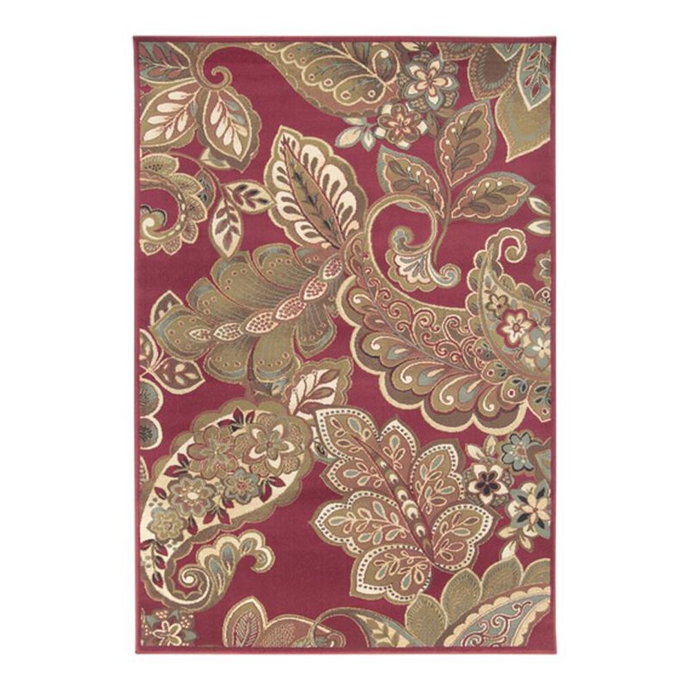Surya Riley RLY-5020 7"10" x 10"10" Red/Brown/Camel Area Rug, , large