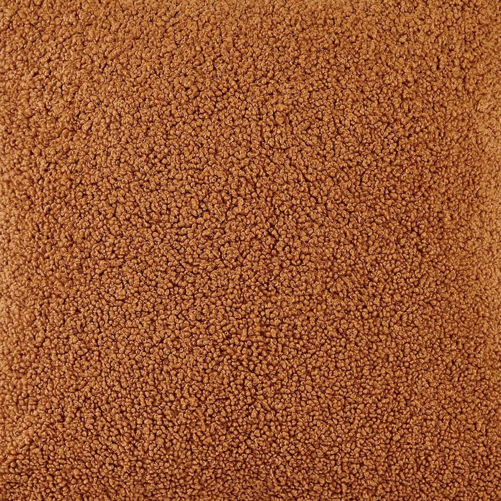 HiEnd Accents Teddy 26&quot; Square Throw Pillow in Caramel, , large