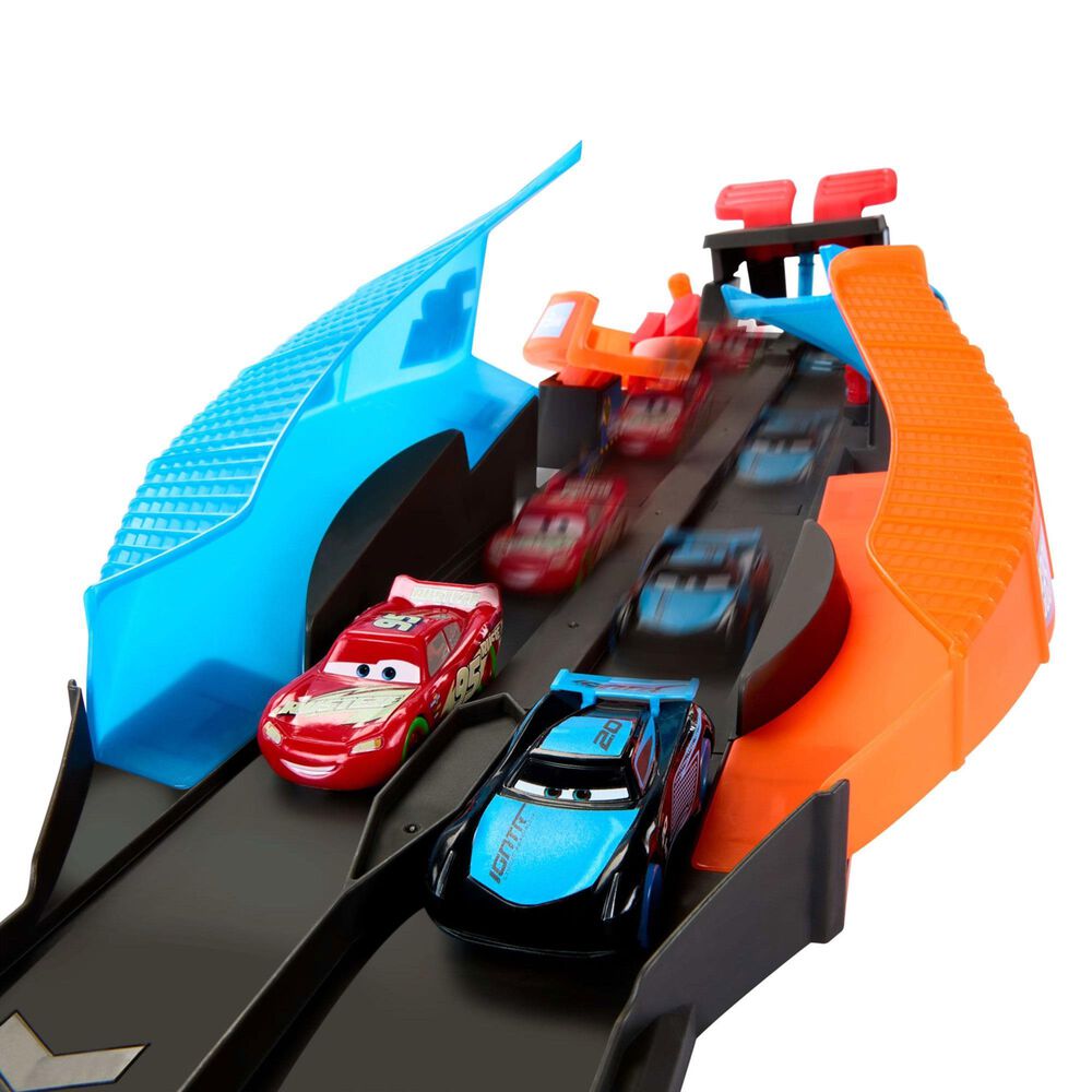 Barbie Launch and Criss-Cross Glow Race Playset in Multicolor, , large