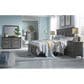 Riva Ridge Caraway 5-Drawer Sliding Door Chest in Aged Slate, , large