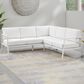 Linon Home Decor Holland 2-Piece Outdoor Sectional Sofa in White, , large
