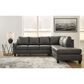 Ashley Valderno 2-Piece Right Facing Sectional with Chaise in Fog, , large