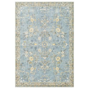 Surya Erin 2" x 3" Denim, Butter, Cream and Gray Area Rug, , large