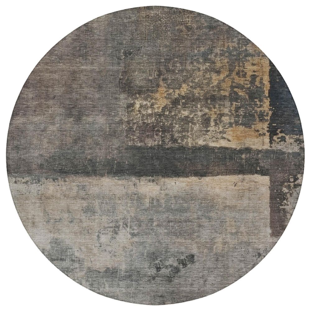 Dalyn Rug Company Nouveau NV16 8" Round Coffee Indoor/Outdoor Area Rug, , large