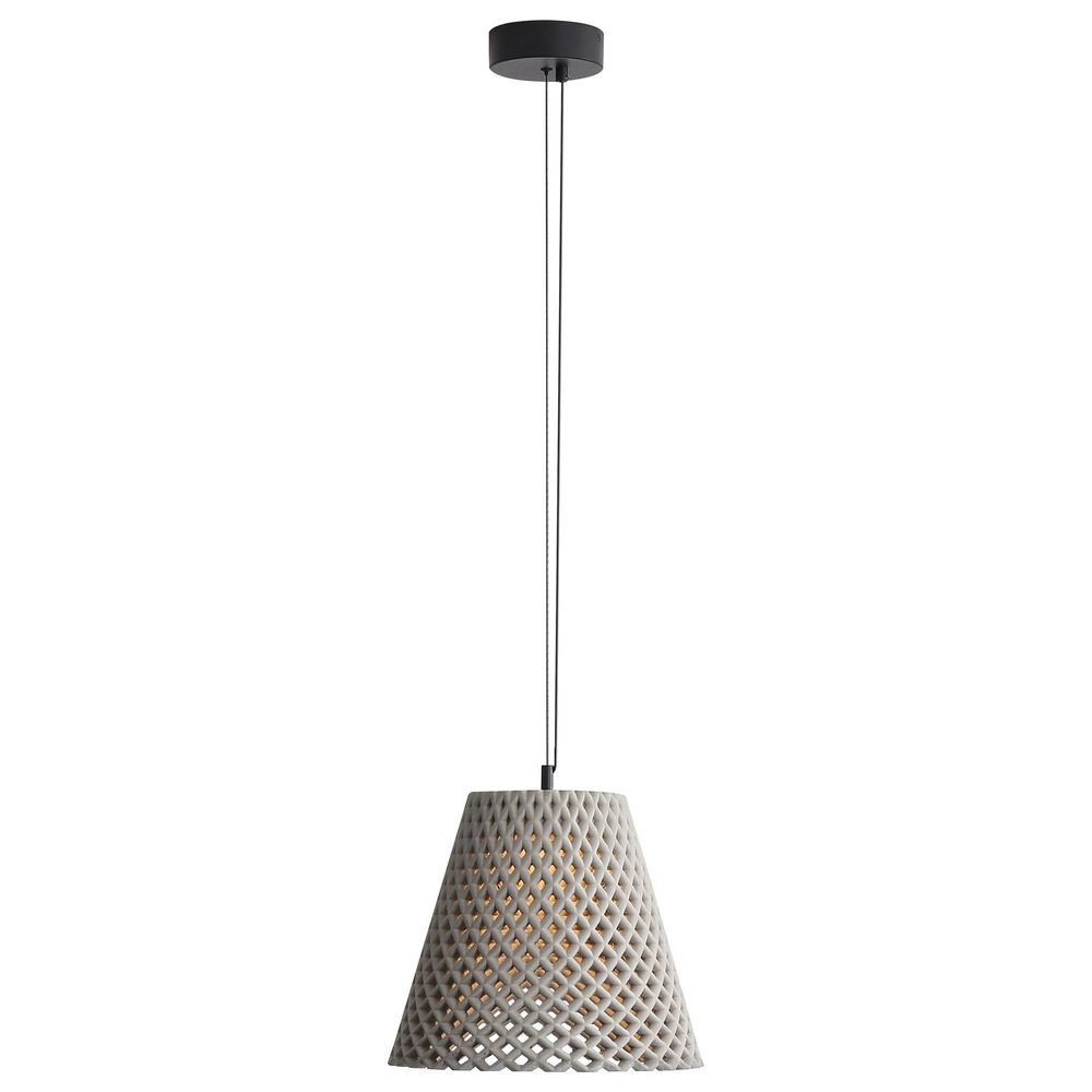 Golden Lighting Clarus 14" 1-Light LED Pendant in Grey, , large