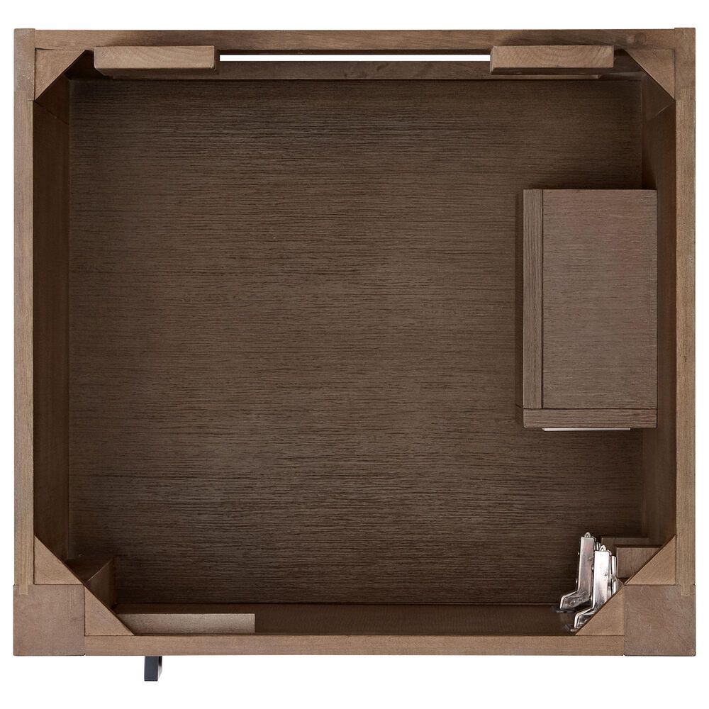 37B Alanya 24" Single Bathroom Vanity in Walnut Drift with White Composite Stone Top, , large