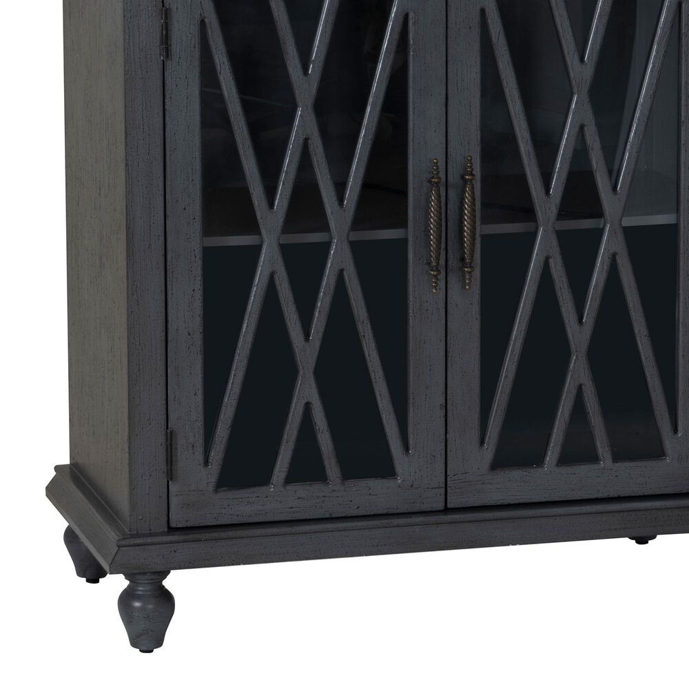 Linon Home Decor Kelcey 2-Door Cabinet in Grey, , large
