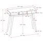 CorLiving Acerra Entryway Table in White, , large