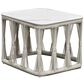 Hawthorne Furniture Alexa Patio Side Table in White, , large