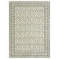 Oriental Weavers Andorra Ivory and Blue 5"3" x 7"3" Area Rug, , large