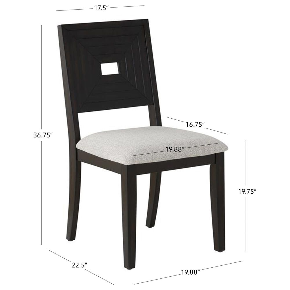 Linon Home Decor Ingrid Side Chair in Espresso (Set of 2), , large