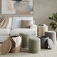 Lumisource Marla 2-Piece Upholstered Ottoman Set in Grey, , large