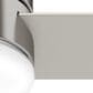 Hunter Minimus Low Profile 44" Ceiling Fan with LED Light in Brushed Nickel, , large