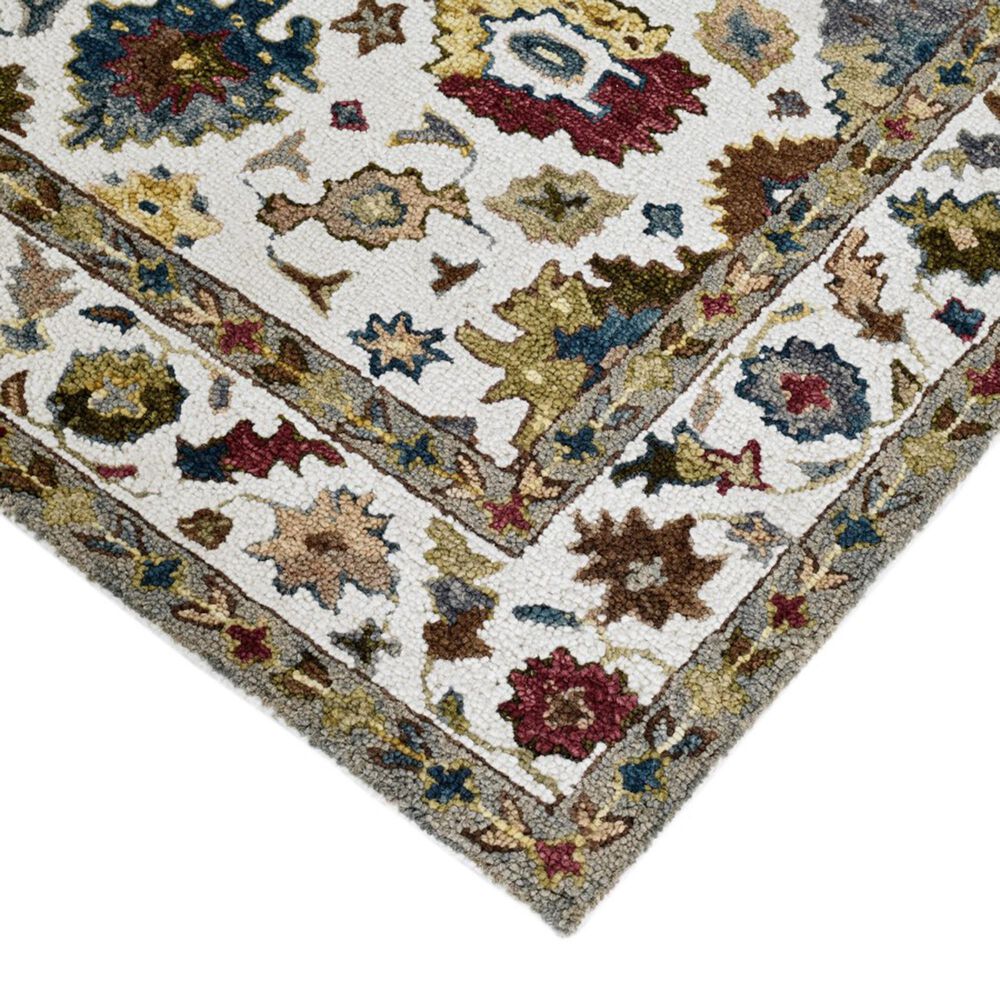 Amer Rugs Jackson JAC-1 Ivory 5' x 7'6" Area Rug, , large