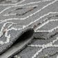 Amer Rugs Berlin BER-8 5" x 8" Dark Gray Area Rug, , large