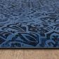 Mohawk Dri-Pro Deluxe Damask Nouveau 1"8" x 3"6" Blue Area Rug, , large