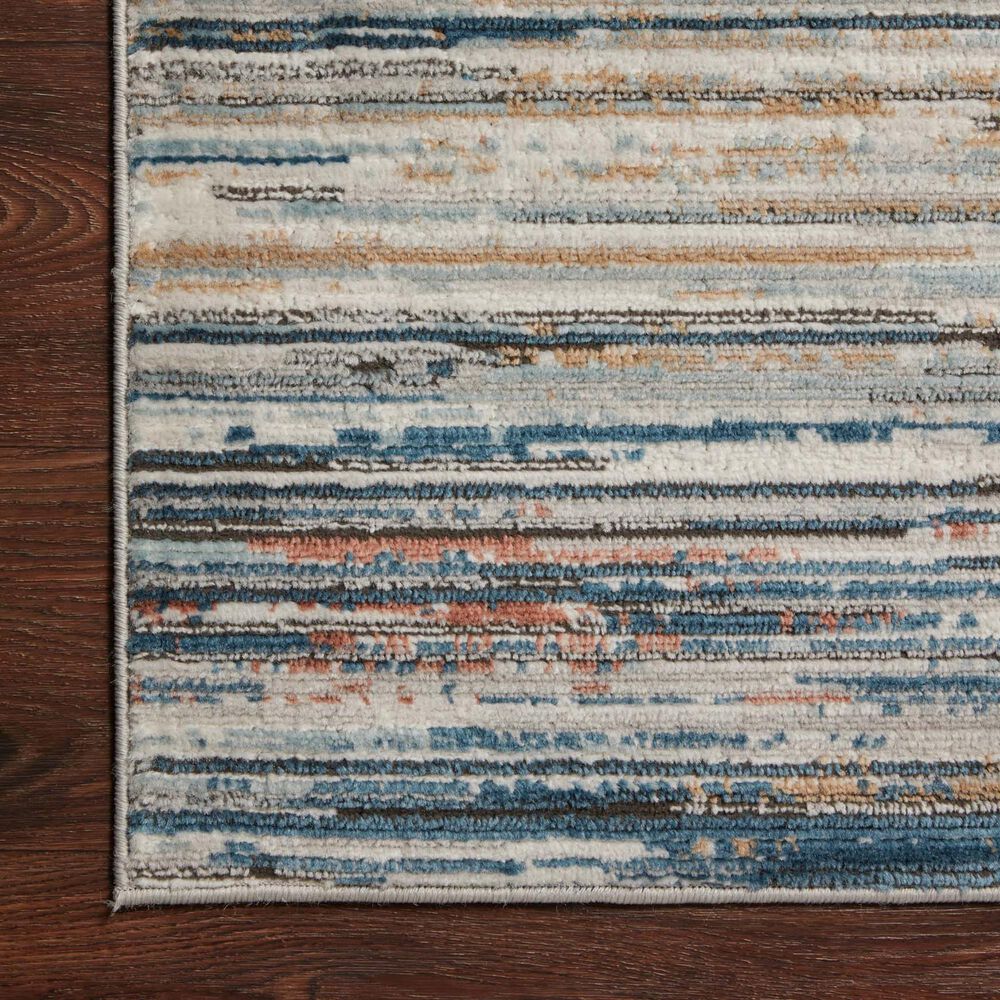 Loloi II Bianca 2&#39;8&quot; x 4&#39; Pebble and Multicolor Area Rug, , large