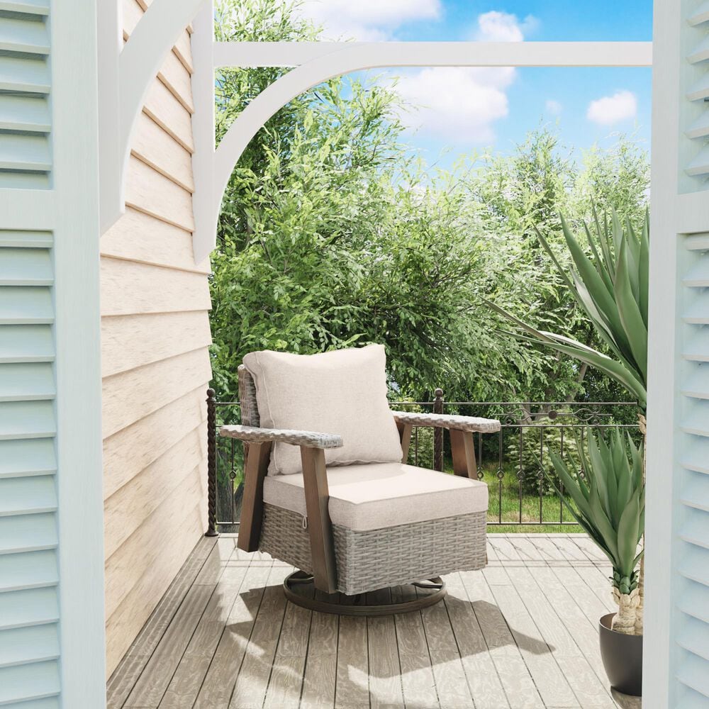 Sunwell Garden 3-Piece Patio Chat Set in Beige, , large