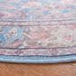 Safavieh Serapi SEP584 6"7" Round Rust and Blue Area Rug, , large