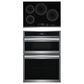 Frigidaire Gallery 2-Piece Kitchen Package with 30" Wall Oven and Induction Cooktop in Stainless Steel and Black, , large