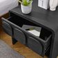 Modway Toscana 1 Drawer and Shelf Nightstand in Black, , large