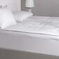 Allied Home California King Feather Mattress Topper in White, , large