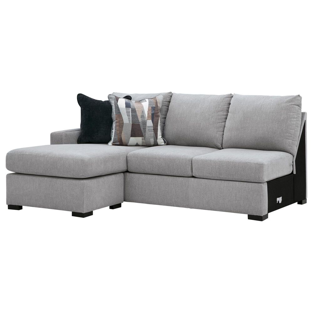 Ashley Lakepoint 2-Piece U-Shaped Sectional with Left-Facing Chaise in Nickel, , large