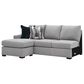 Ashley Lakepoint 2-Piece U-Shaped Sectional with Left-Facing Chaise in Nickel, , large