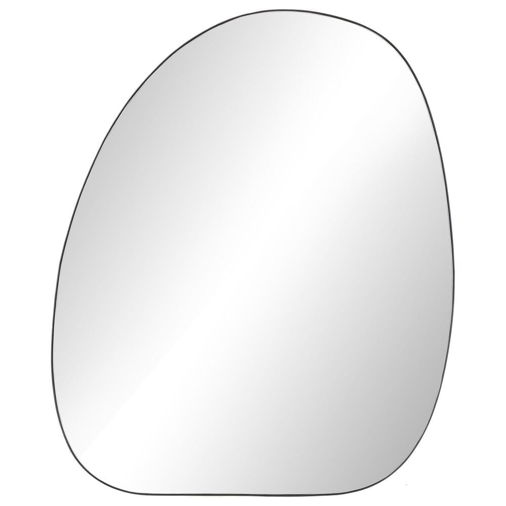 Four Hands Asher Contour Mirror in Gunmetal, , large
