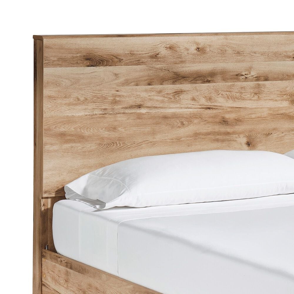 Ashley Hyanna Queen Panel Storage Bed in Tan Brown, , large