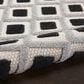 Nourison Aloha Geometric 6" x 9" Black and White Indoor/Outdoor Area Rug, , large