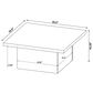 Pacific Landing Zetta Coffee Table in Mango, , large