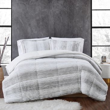 Pem America Snow Leopard 2-Piece Twin XL Comforter Set in Grey, , large