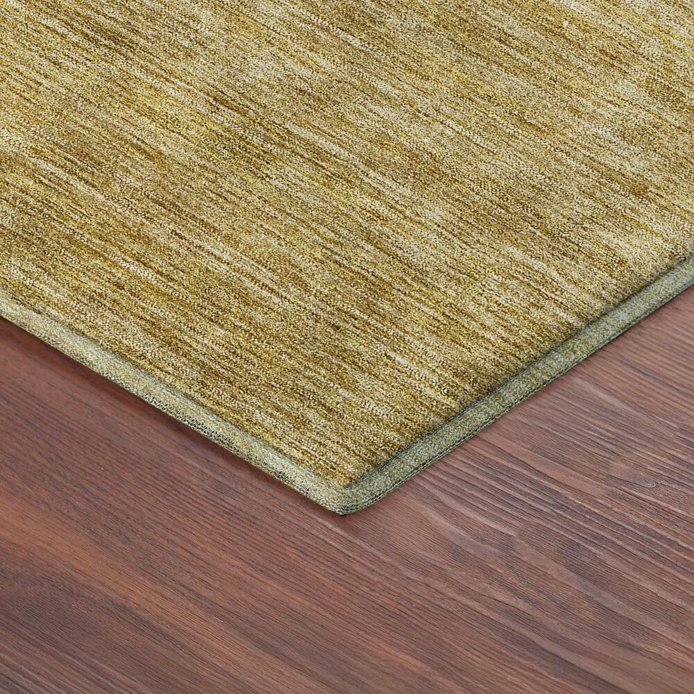 Dalyn Rug Company Soft Essentials Solid Gold 2'3" x 7'6" Indoor/Outdoor Runner, , large