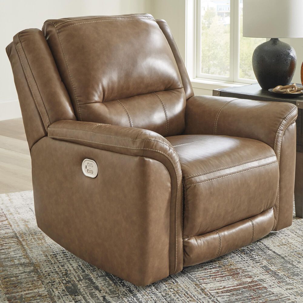 Ashley Trasimeno Power Recliner in Caramel, , large
