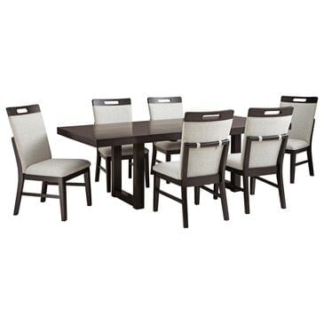 Ashley Neymorton 7-Piece Dining Set in Brown, , large